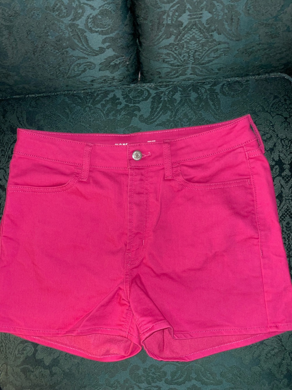 Old Navy Bright Hot Pink Jean Shorts